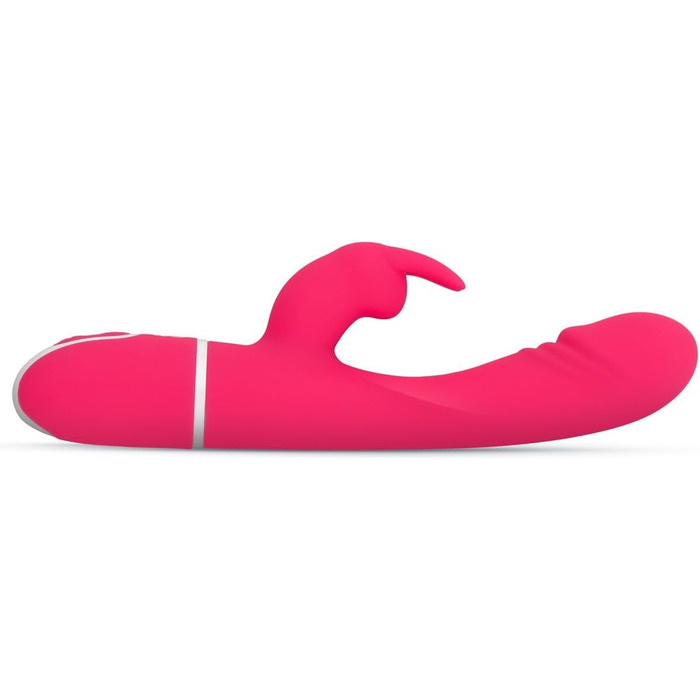 Вібратор Rabbit, подвійна стимуляція, 10 режимів вібрації - Рожевий