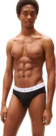 Труси чоловічі Tommy Hilfiger 3 шт. в упаковці, боксер, логотип, жовтий (чорний/чорний/чорний, білий Wb)