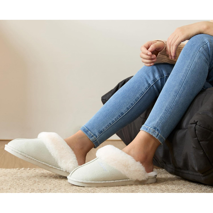 Унісекс зимові домашні капці з ефектом пам'яті Memory Foam, теплі та м'які (розмір 40.5/42 EU, принт Гусак)