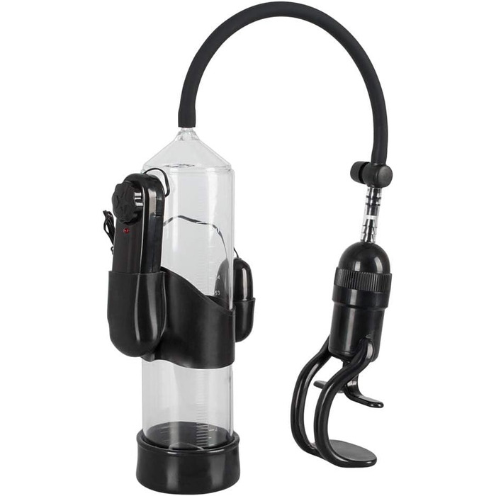 You2Toys Mister Boner: вібруючий насос для потенції, чорний/прозорий (24,5 см)