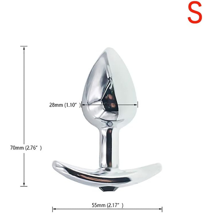 Металевий анальний плаг Jomyu (3 шт.): набір для дорослих, стимуляція G-точки, для пар та самостійного використання