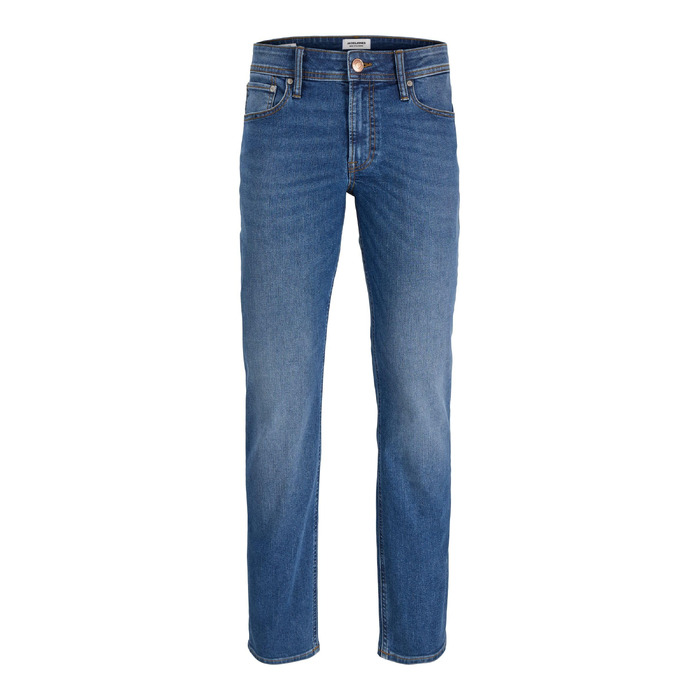 Чоловічі джинси Jack & Jones JJIClark Basic Straight синього кольору, прямий крій, Blue Denim (32W / 32L)