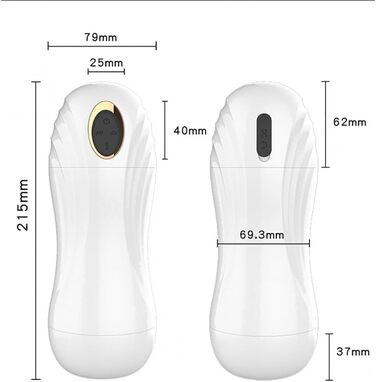 Електричний мастурбатор з телескопічною функцією та 3D-вагінальним дизайном для чоловіків. Стимулятор пеніса, тренажер, секс-іграшка.
