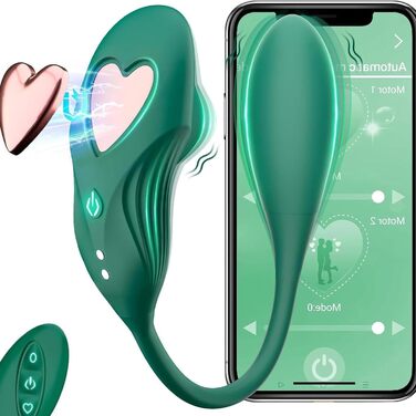 Вібратор G-Punkt Butterfly з керуванням через додаток та пультом дистанційного керування. Портативний вібратор-трусики з 10 режимами вібрації для жінок.