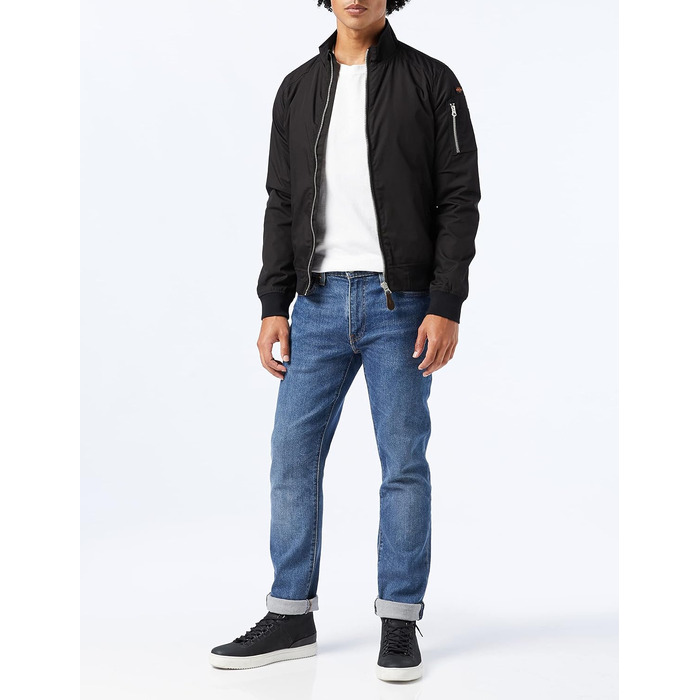 Чоловіча шкіряна куртка Schott NYC Kenny, чорна