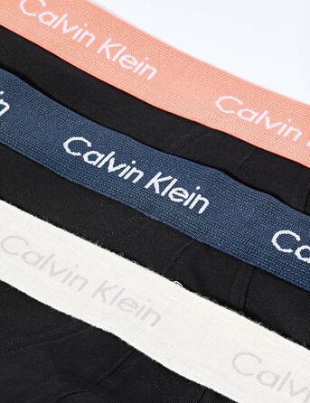 Труси боксер Calvin Klein (3 шт. в упаковці) – чоловіча білизна, чорний, кораловий, білий