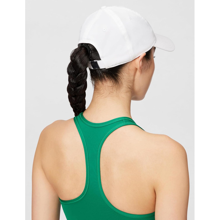 Кепка Nike Heritage86 з металевим логотипом Swoosh, біла (White/Metallic Silver)