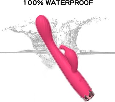 Вібратор для жінок Rabbit G-Spot, 10 режимів, RoseRed