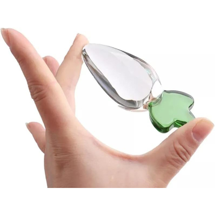 Анальний плаг Karotte Glas: плаг для анусу з скла, іграшка для дорослих