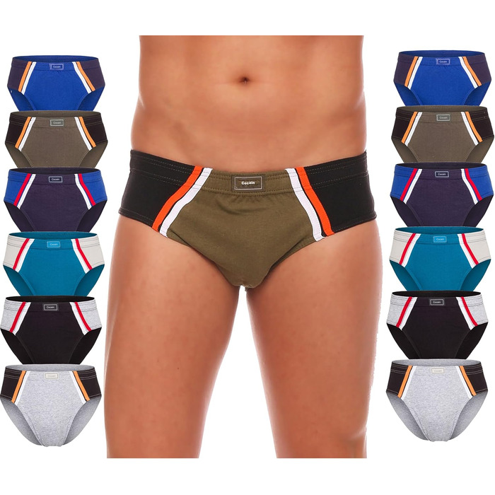 Спортивні труси чоловічі без швів Cocain, 6/9/12 шт., 100% бавовна, розміри M-7XL