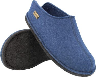 Жіночі домашні капці Haflinger Flair Smily 311013, текстиль (джинс), розмір 35 EU