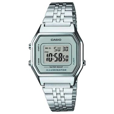 Жіночий наручний годинник Casio Collection Retro LA680WEA сріблястий