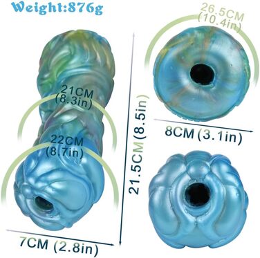 Іграшка для чоловіків Jixaxe Alien Monster - реалістична мастубаційна іграшка з вагінальним та анальним отвором