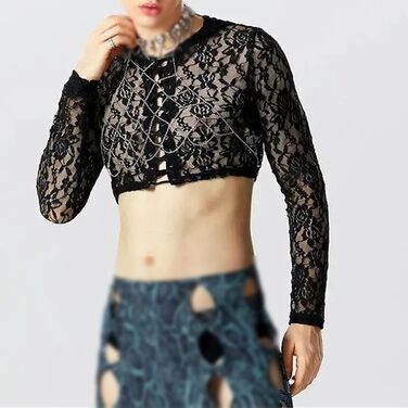 Чоловіча футболка American Sexy з принтом, сітчаста тканина, повсякденна модель, короткі рукави, XXL, чорний