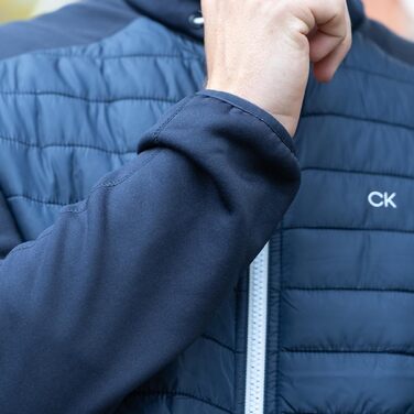 Чоловіча легка гібридна утеплена куртка для гольфу Calvin Klein CK Hybrid Insulate 2026, темно-синя