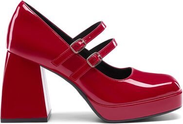 Жіночі туфлі-човники Dream Pairs з закритим носком, червоні (розмір 39 EU)