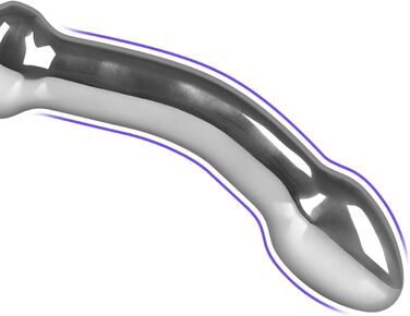 Анальний стимулятор SXOVO з нержавіючої сталі: двійний дildo, масажер простати, для чоловіків та жінок