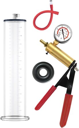 Вакуумний насос для збільшення пеніса з манометром, 44 мм - іграшка для чоловіків