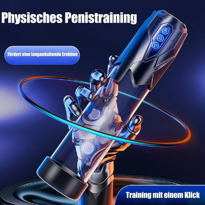 Електрична пеніс-насос Jpscor для збільшення пеніса, мастурбатор з 5 рівнями вакууму, водонепроникний (IPX6), 2 силіконові насадки