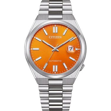 Чоловічий наручний годинник Citizen Tsuyosa автоматичний, аналоговий (Сріблястий)