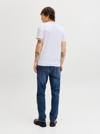 Чоловічі джинси Jack & Jones JJIMIKE Tapered Fit синього кольору, модель JJORIGINAL ST 172 NOOS
