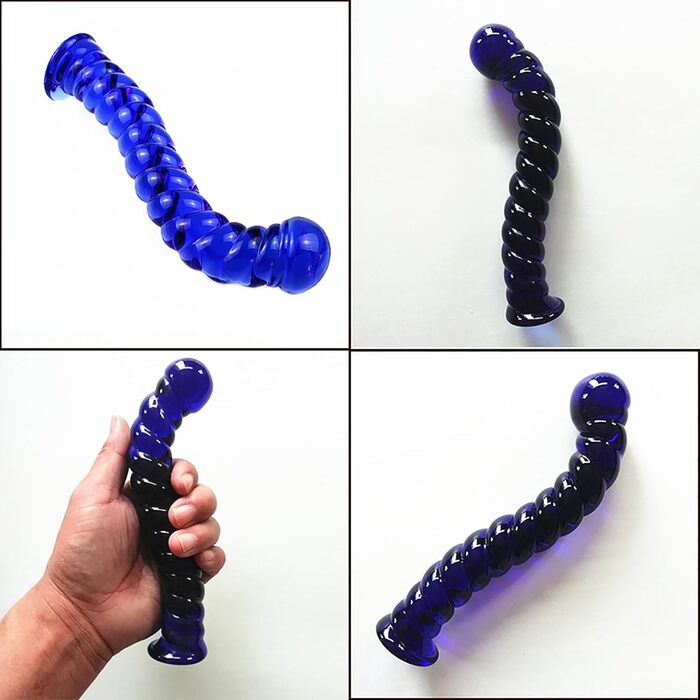 Набір анальних пробок зі скла ScreaAss 4 Stile: комплект з 4 анальних пробок, кристалічне скло, G-точка, масажер простати, для жінок та чоловіків