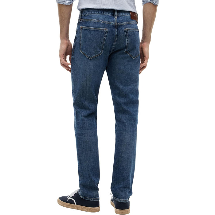 Чоловічі прямі джинси Tommy Hilfiger Denim (Smoke Blue), розмір 33W / 32L