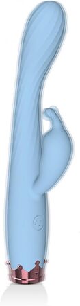 Вібратор для жінок Klitoris та G-точка, силіконовий кролик, 10 режимів вібрації, сексуальні іграшки для дорослих, блакитний