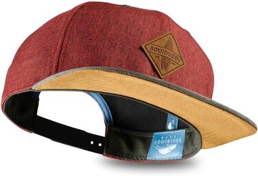 Набір бейсболок Soulbuddy для батька та сина (2 шт) — сімейний комплект кепок Snapback, темно-червоні, регульований розмір