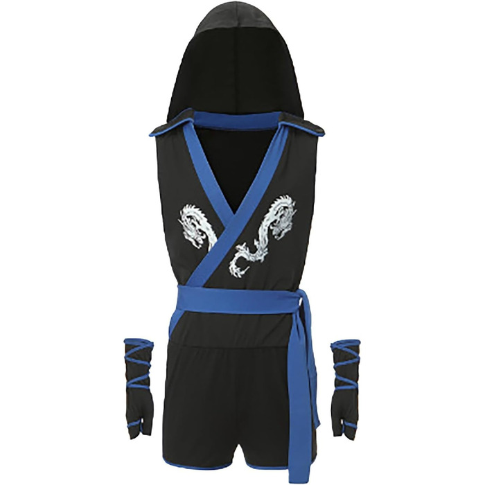 Костюм Ковбоя для Чоловіків Rrongwn: Сексуальний Комплект Інтимної Білизни з Ролі Костюма Слуги (XL, Синій)