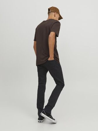 Чоловічі джинси Jack & Jones JJIGLENN JJOriginal SQ 356 NOOS чорні, стиль Streetwear, розмір 34W/32L