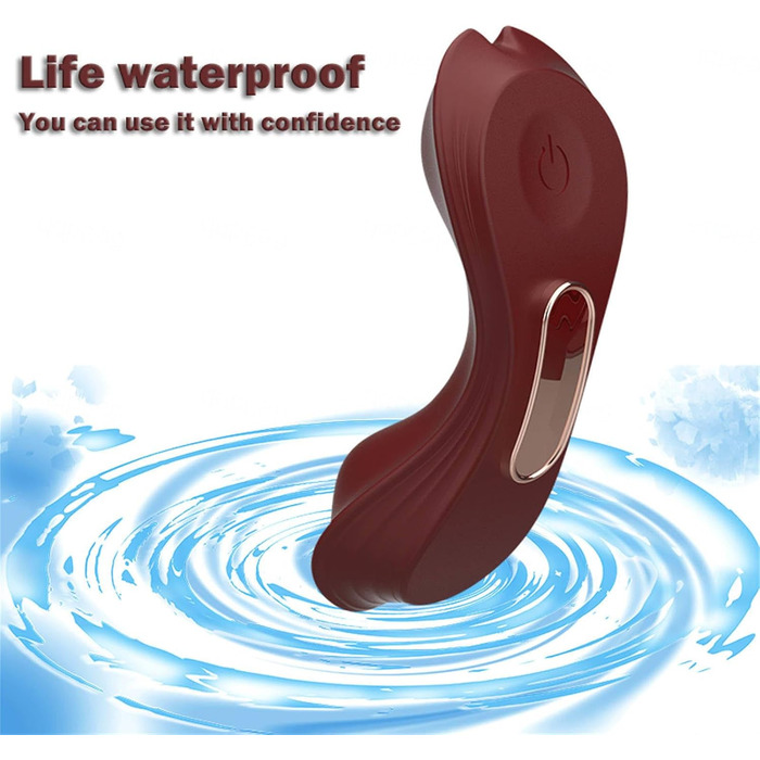 Вібратор Butterfly для жінок та пар, 10 режимів, тихий та потужний, з пультом керування через додаток, рожевий