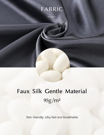 Халат жіночий Babeyond довгий/короткий однотонний з мереживом, атласний, шовковий, кімоно, для дому, літній, сріблясто-сірий