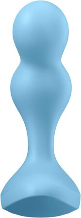 Анальні вібратори Satisfyer Deep Diver Connect App Bluetooth | З керуванням через додаток | Силікон | Водонепроникний IPX7 | Масаж простати для чоловіків та жінок | Компактний та дискретний | З вібрацією | Колір: Синій, Одиничний розмір