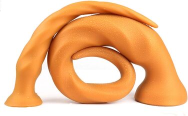 Анальний плаг Roluck для чоловіків, 54 см, з м'якого силікону, з присоском для масажу простати та анального оргазму, розширювач (M(45 см))