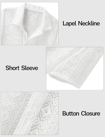 Чоловіча літня сорочка з мереживом AIEOE, прозора сітка, топ, футболка з сітки для фестивалю, 4XL, білий