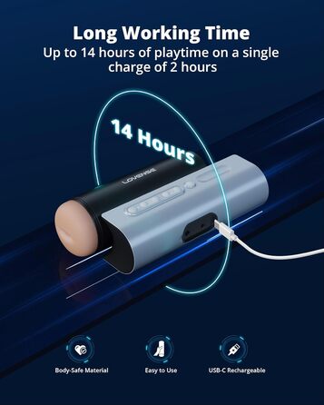 Lovense Solace Pro - автоматичний мастурбатор для чоловіків з керуванням через додаток, вібраційний мастурбатор, імітація орального сексу, інтеграція з AI/VR, іграшки для дорослих