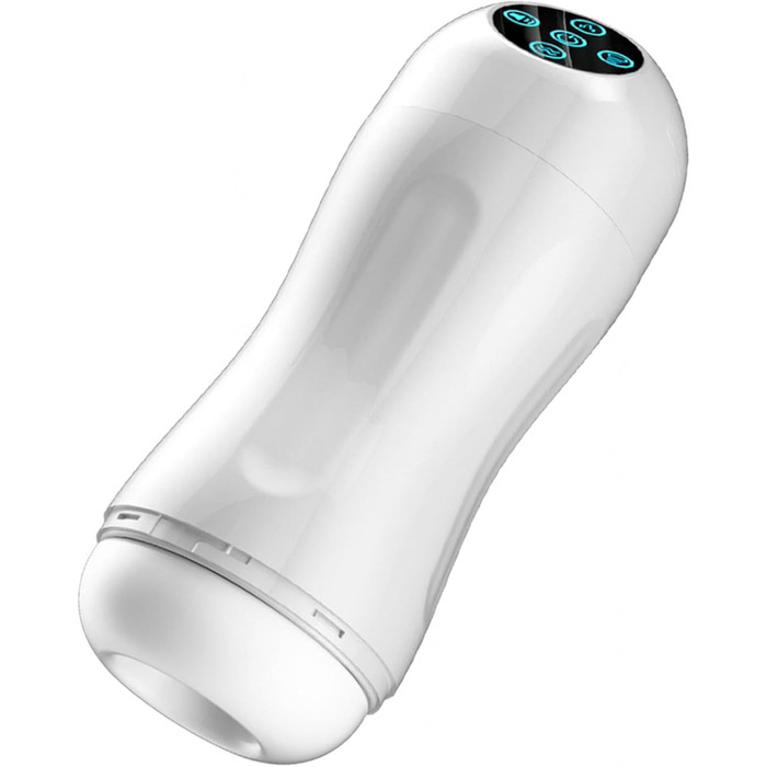 Електричний масажер для чоловіків з 4 режимами, нагріванням та 6 перистальтичними режимами