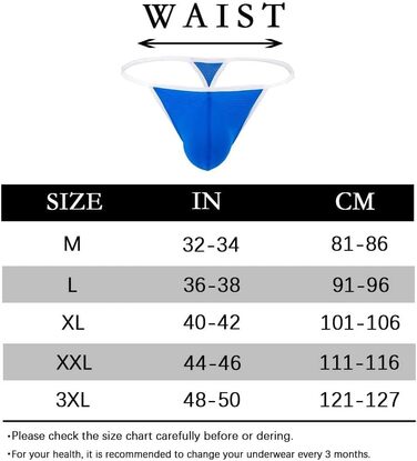 Танга чоловічі низькі з сіткою, сексуальні, з великими кишенями, м'які, східний стиль (синій, 3XL)