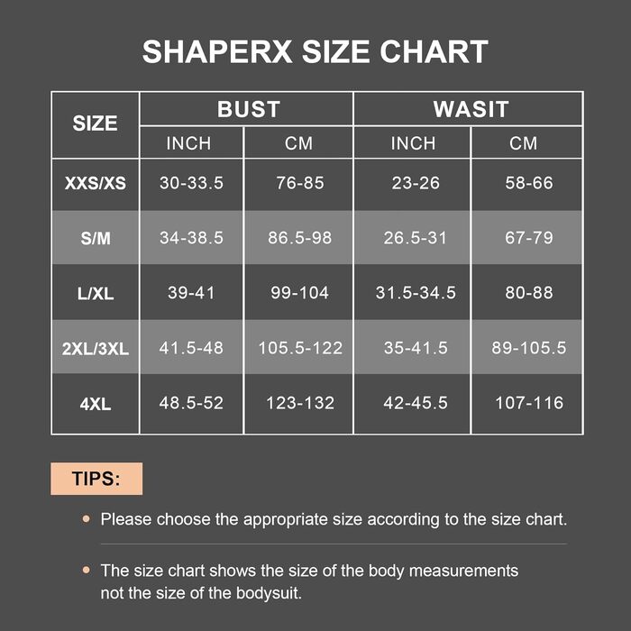 SHAPERX Формотворчий боді для жінок, спідниця Sienna-Shorts, XXS-XS
