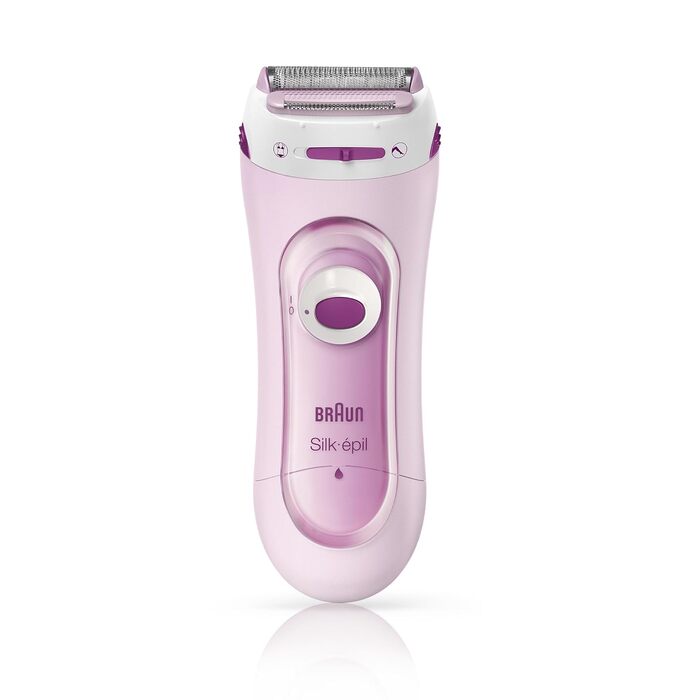 Електрична жіноча бритва Braun Silk-épil LS5160 3-в-1: бритва, тример та система пілінгу, водонепроникна (Рожева)