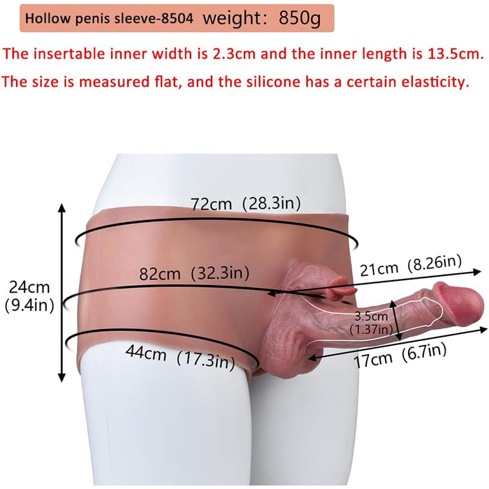 Реалістична чоловіча секс-іграшка - пеніс-манжетка з силікону, 5 стилів, для ерекції