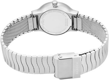 Жіночий кварцовий годинник Skagen Freja Lille (26 мм), золотистий з чорним циферблатом, сталевий або шкіряний ремінець