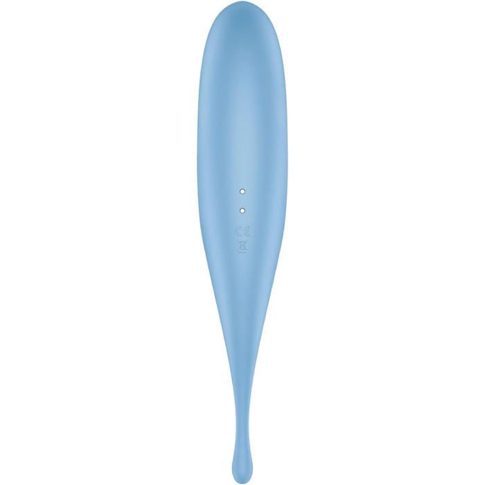 Satisfyer Twirling Pro - вібратор для клітора з ефектом тину, блакитний | 11 програм тину та 12 вібрацій | З дружній до тіла силікон