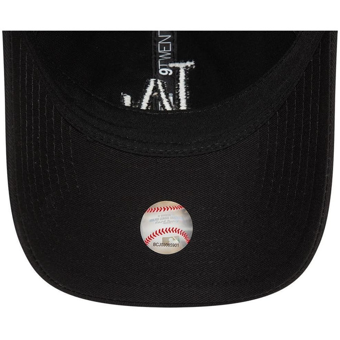 Бейсболка New Era MLB League Essential 9Twenty Los Angeles Dodgers — регульована кепка, чорна, один розмір