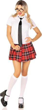 Костюм для свята Leg Avenue Sweetie - вчителька, білий, розмір M, комплект нижньої білизни