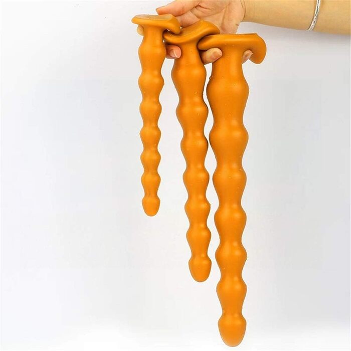 Анальні кульки ChicLSQ з силікону: великий анальний дildo, масажер простати, для жінок та чоловіків, SM іграшки для пар