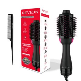 Фен-щітка для об'єму Revlon Salon One-Step для короткого та середнього волосся, іонізація та керамічне покриття, RVDR5282UKE, чорний