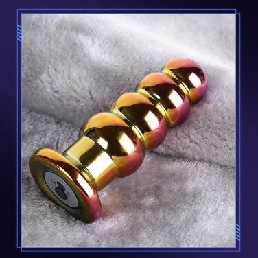 Електричний скляний анальний дildo з вібрацією ScreaAss: 3 стилі, 10 режимів, USB-зарядка