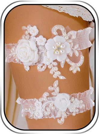 Стрічка для волосся нареченої Campsis, мереживна, для весілля